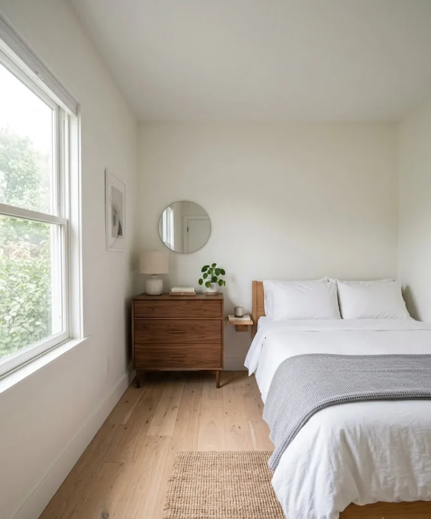Push the bed into a corner