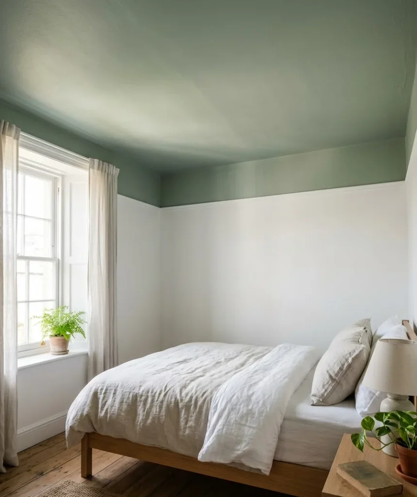Renter-friendly paint on the fifth wall