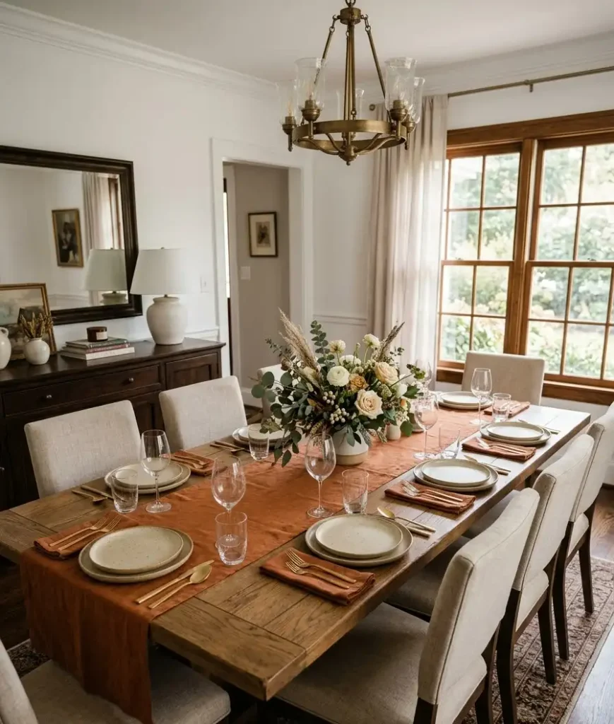 Set out a small table runner