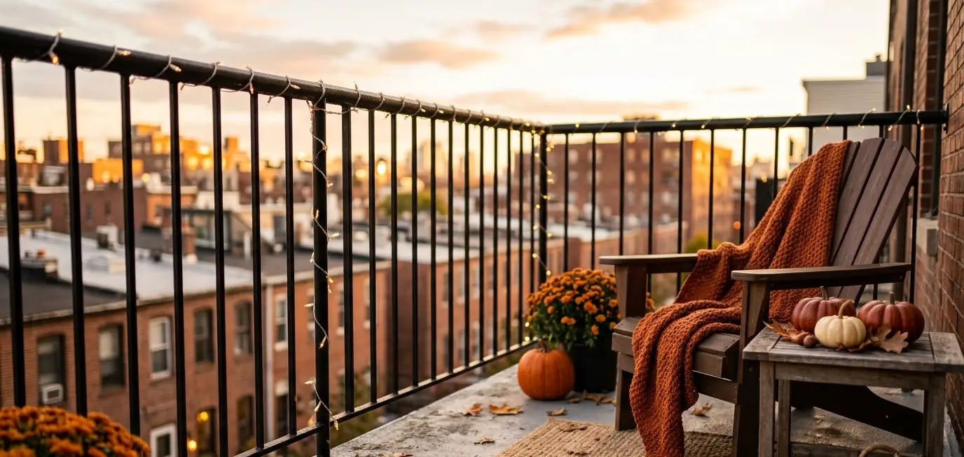 Simple fall balcony