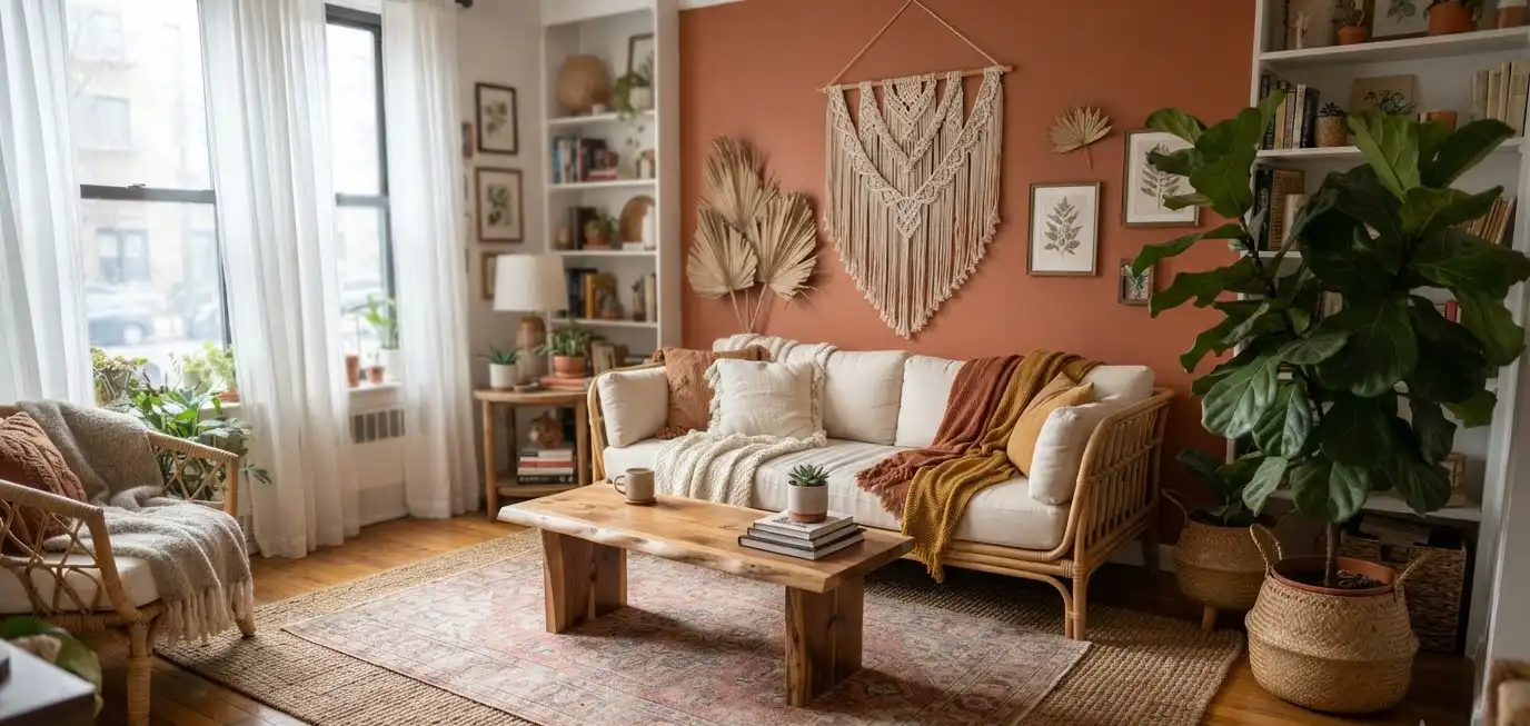Small Space Cozy Boho