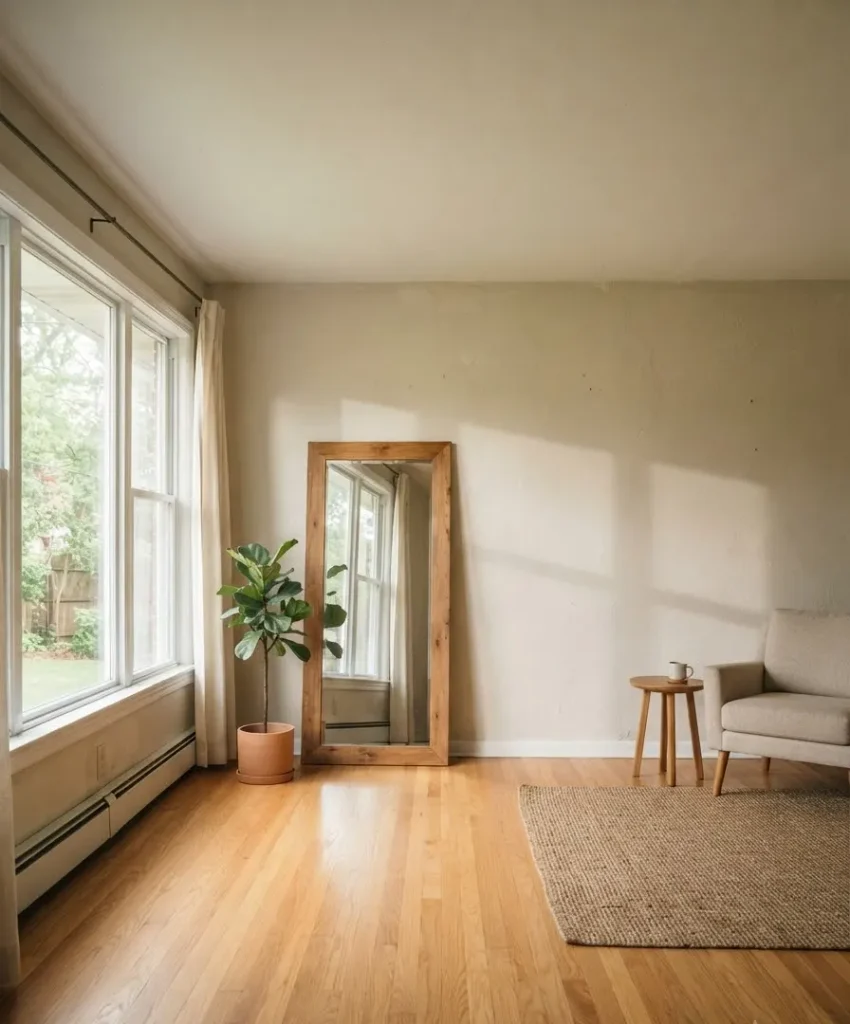 Start with a warm neutral base