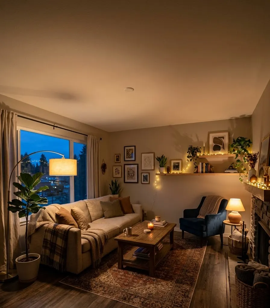 Start with lighting, not furniture