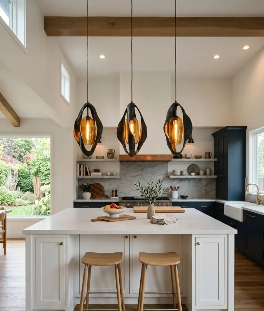 Statement pendant lighting