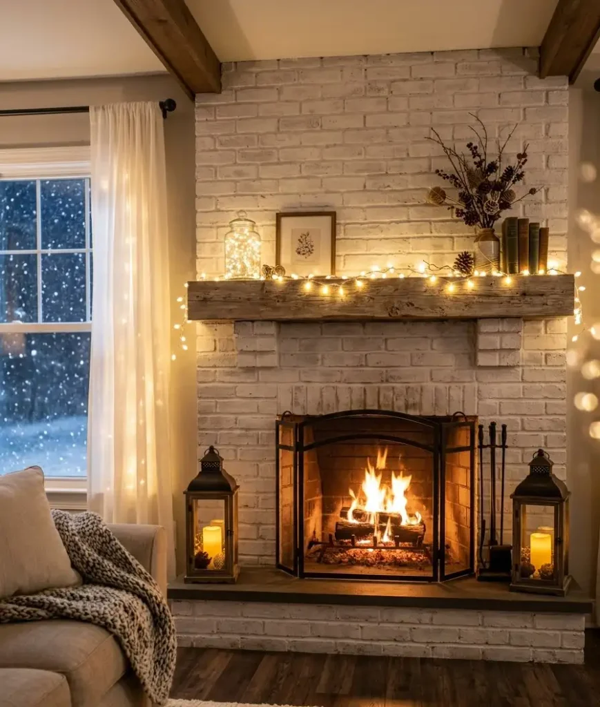 String lights and lanterns