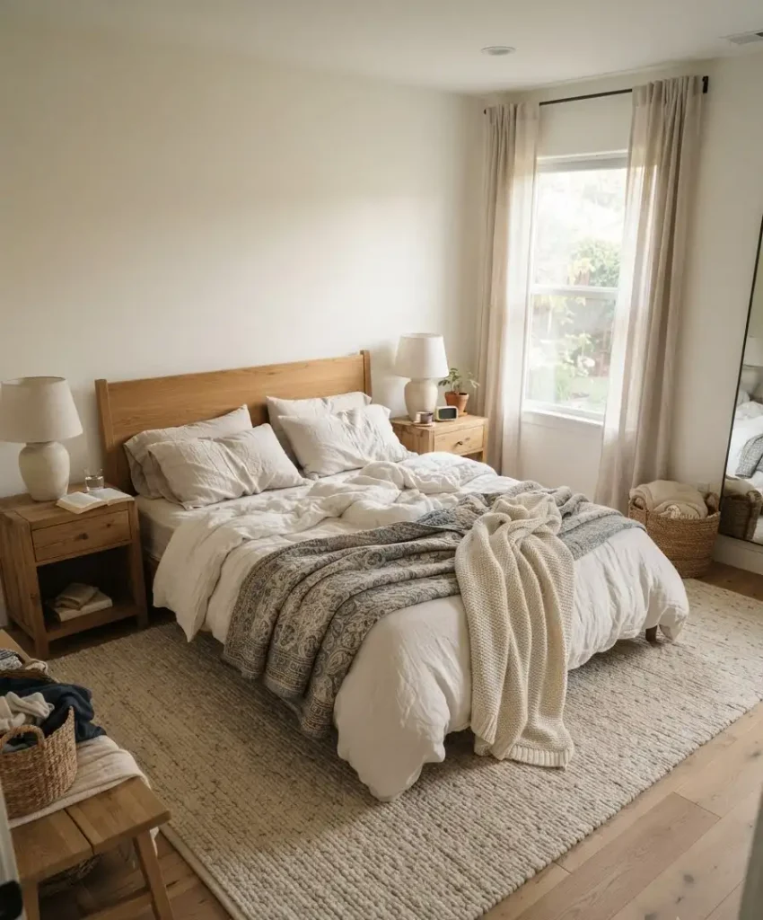 Style a cozy bed
