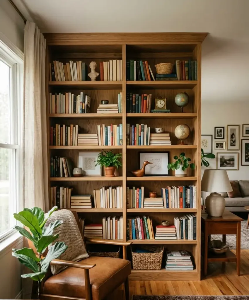 Style your bookshelf