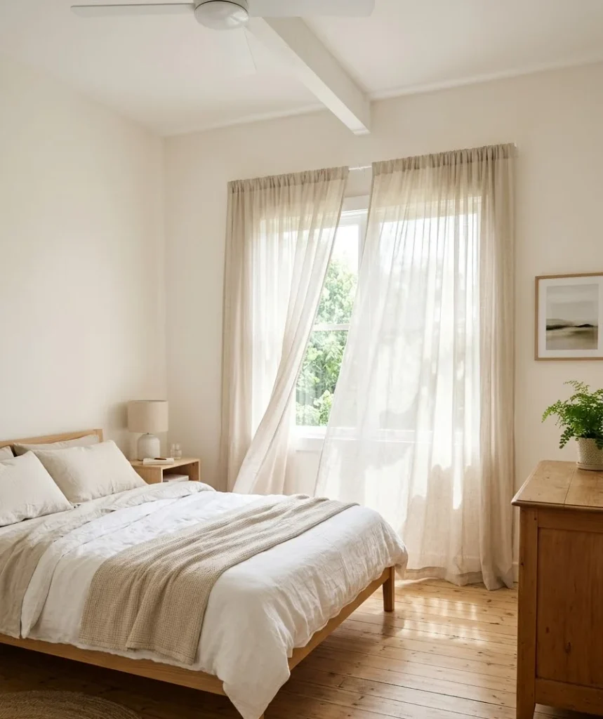Swap heavy curtains
