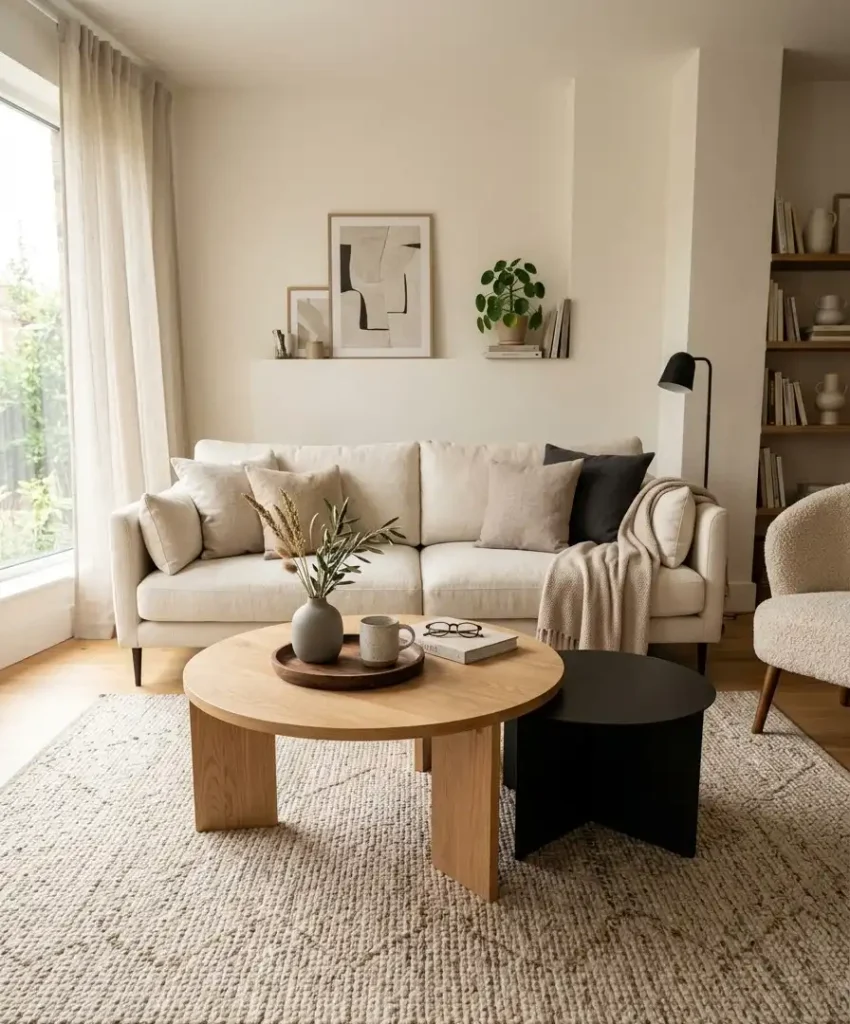 Swap the coffee table for nesting tables