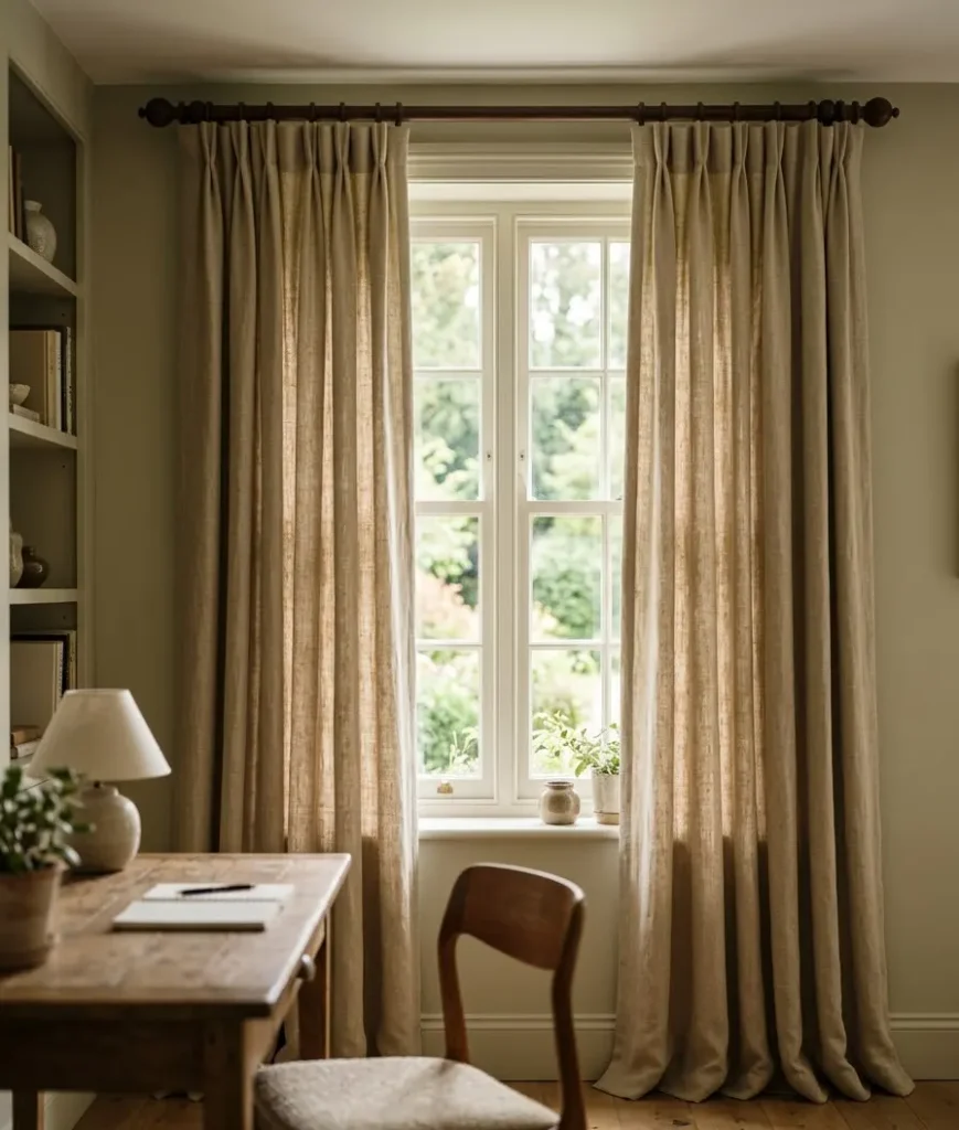 Swap thin curtains for