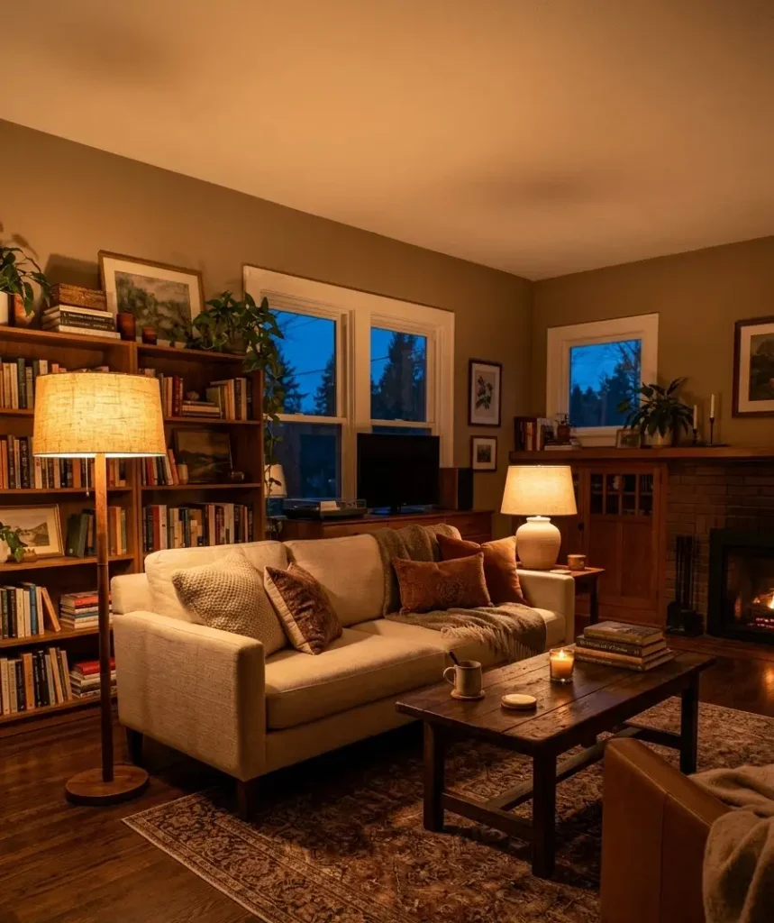Switch to warm-toned bulbs 