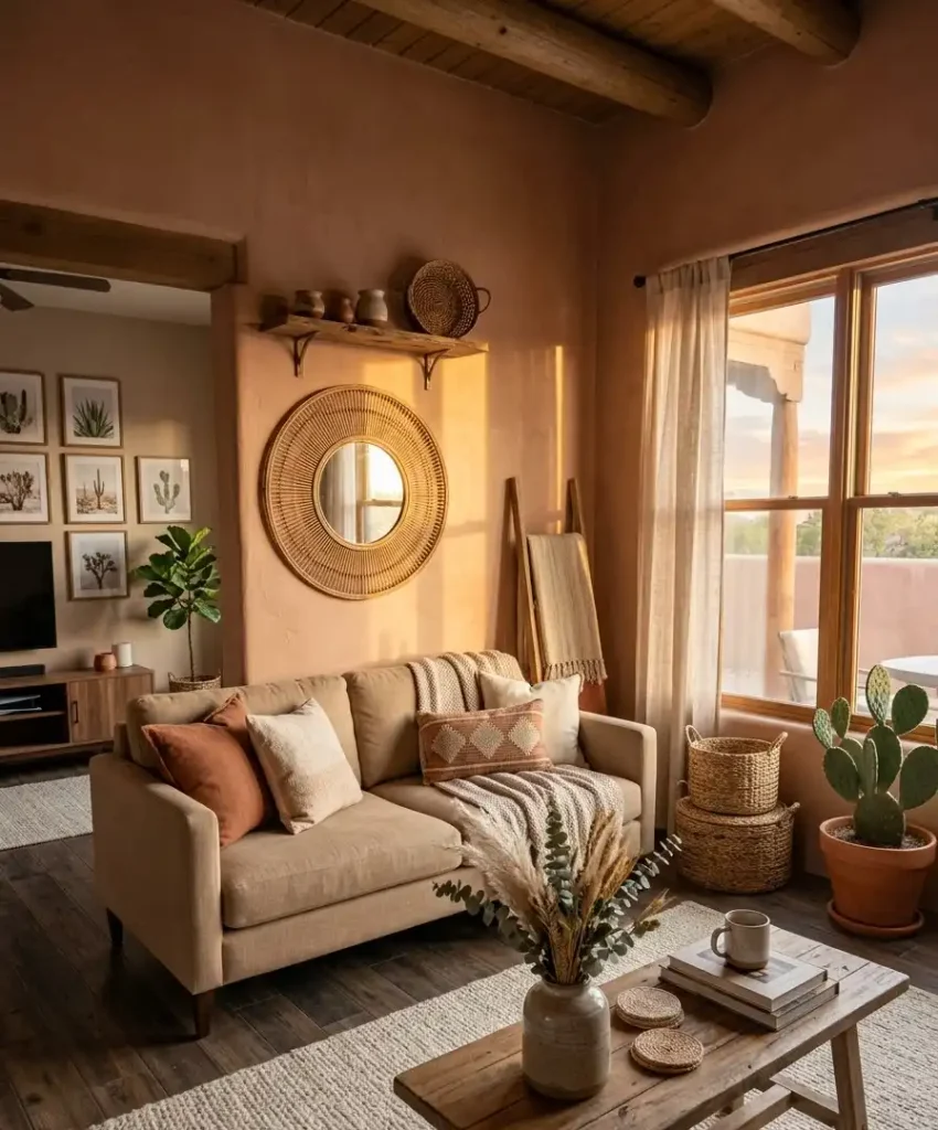 Terracotta and clay tones