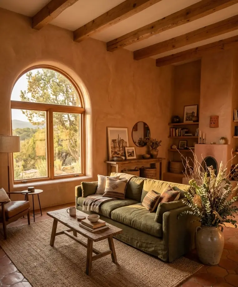 Terracotta or clay walls