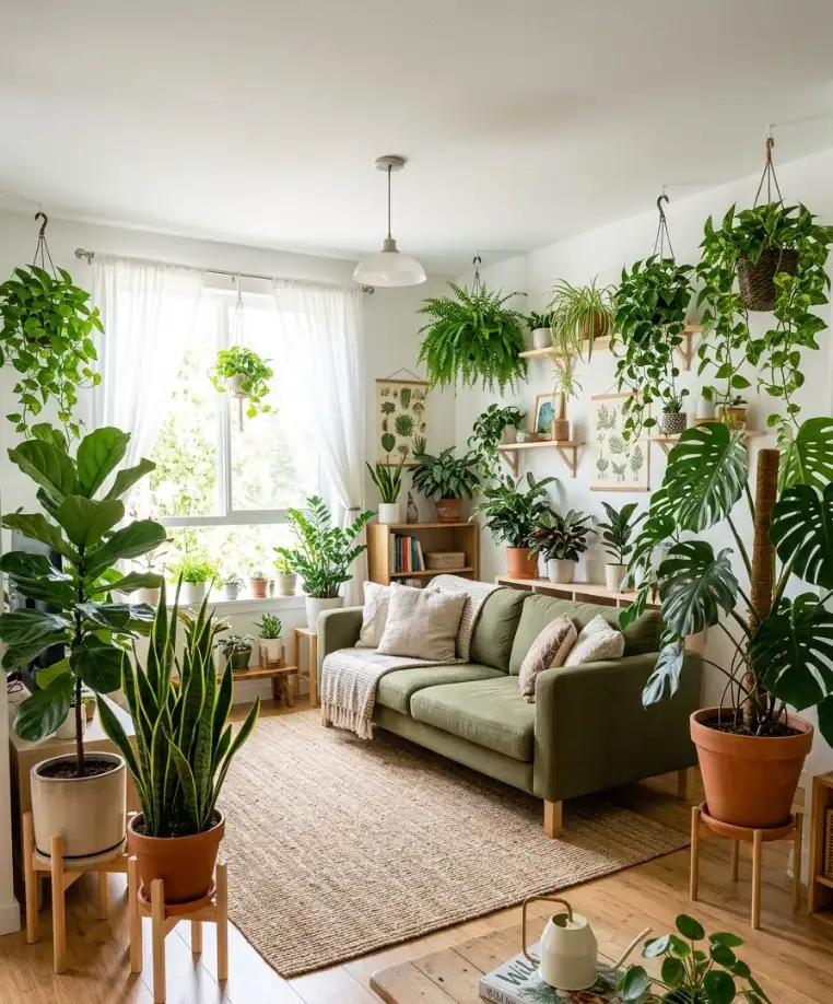 The plant-filled sanctuary