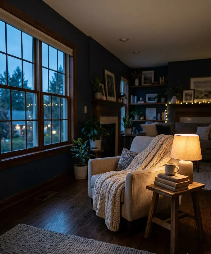 Try a dimmer plug for one lamp