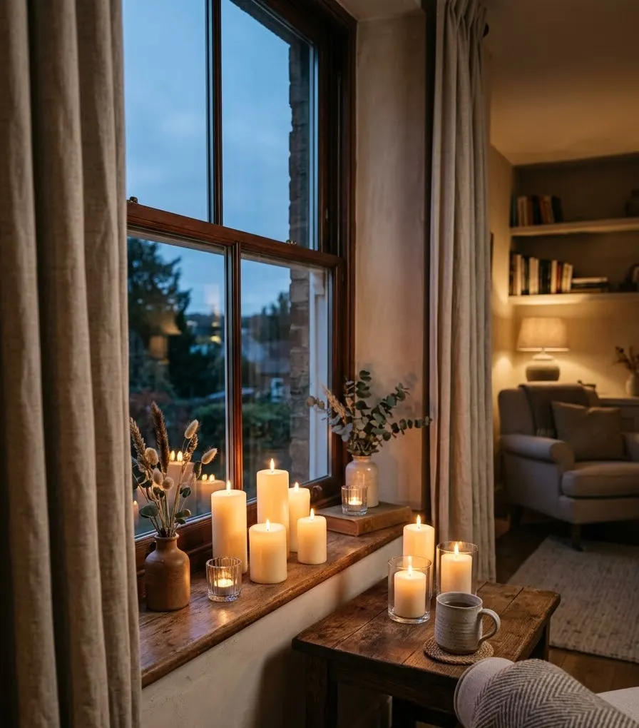 Try candles or flameless alternatives