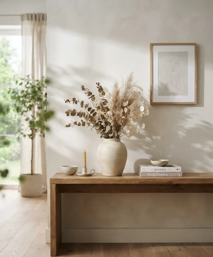 Try dried flowers