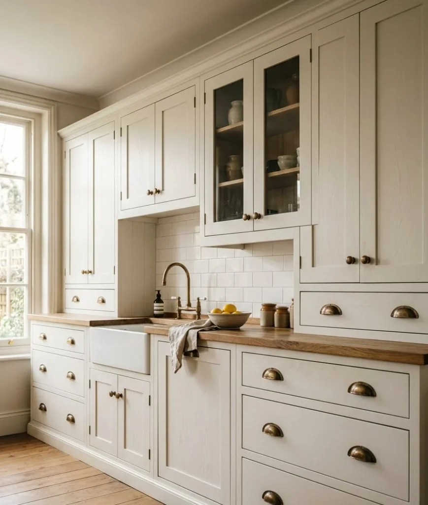 Unlacquered brass pulls