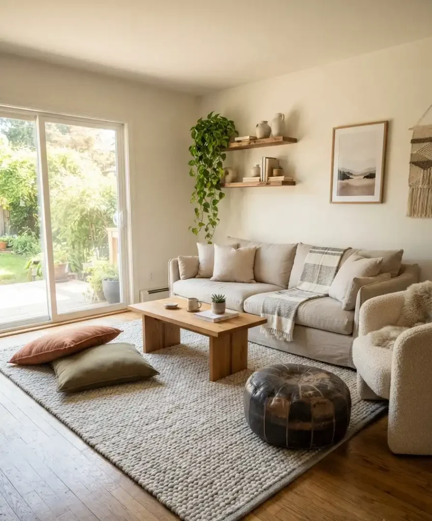  Use a mix of soft seating