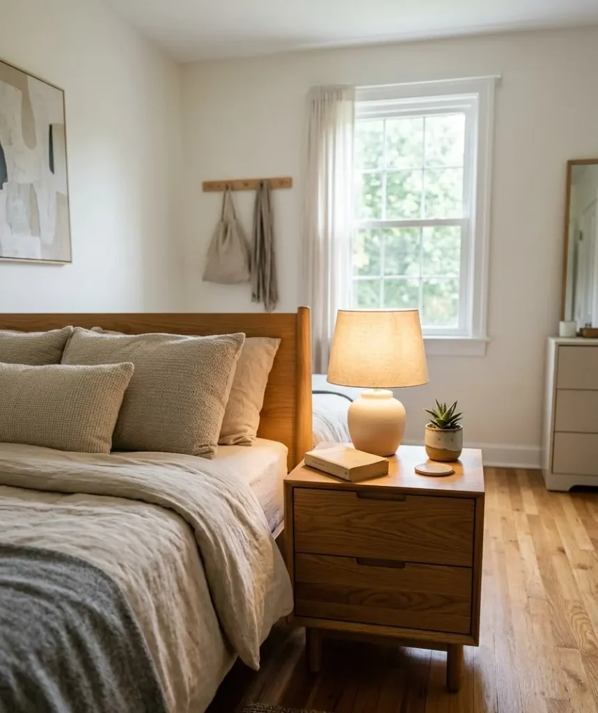 Use a nightstand with 