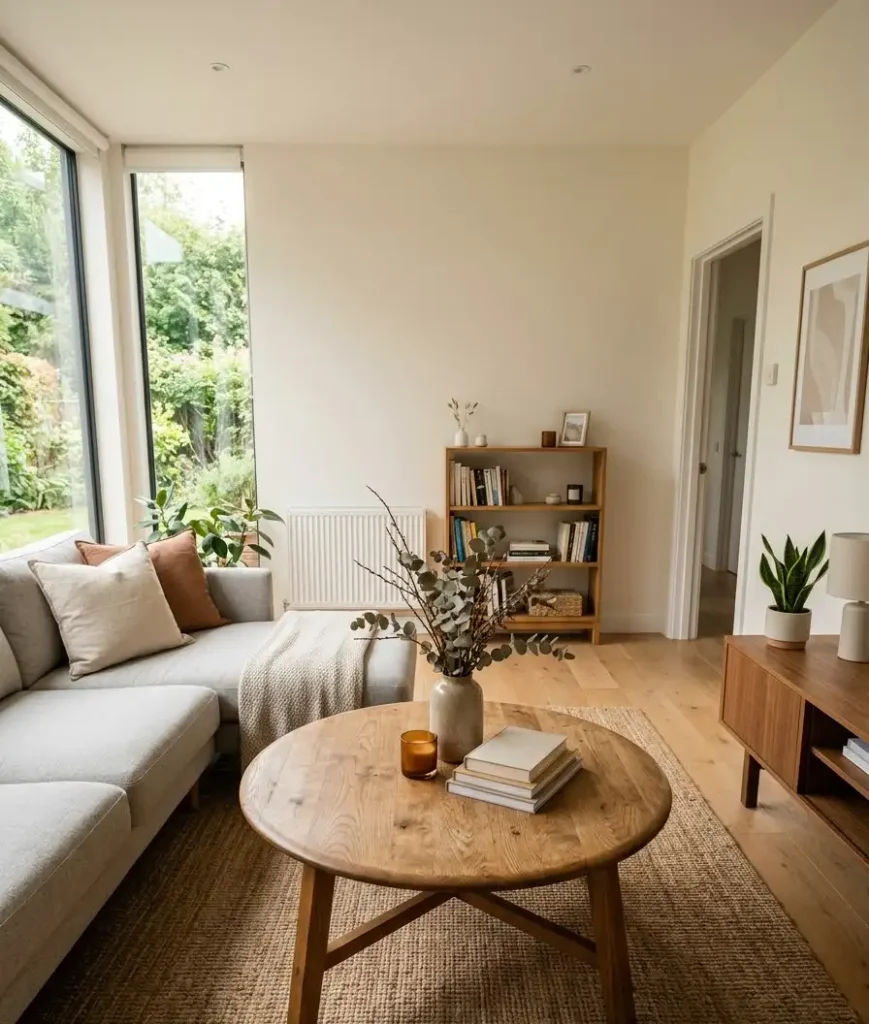 Use a round coffee table