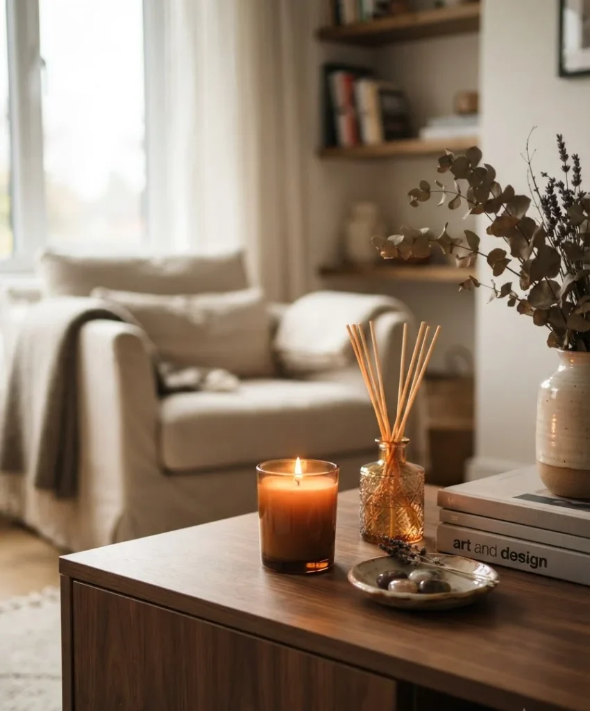Use candles and diffusers strategically