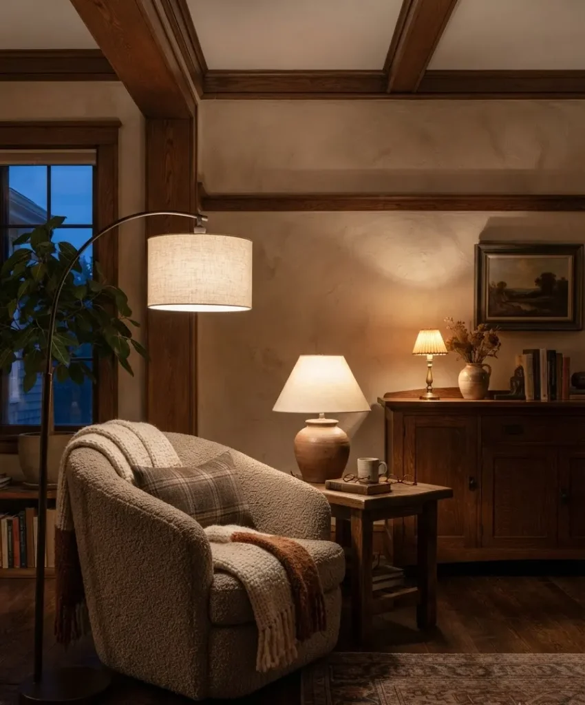 Use lamps at three heights