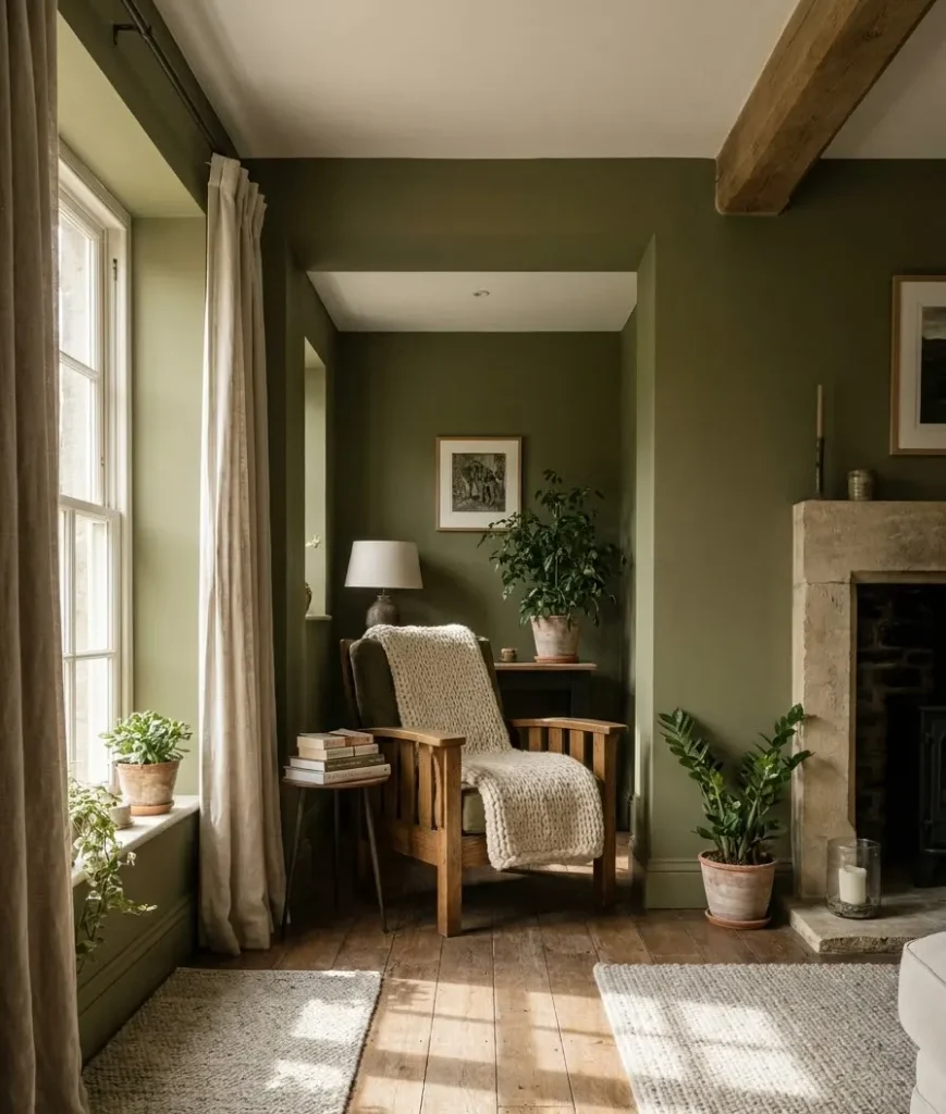 Use olive green 
