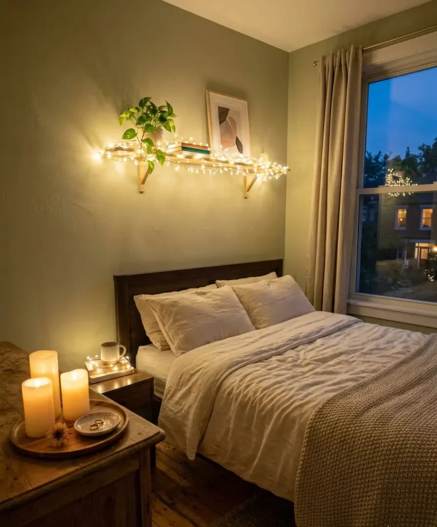 Use string lights with restraint
