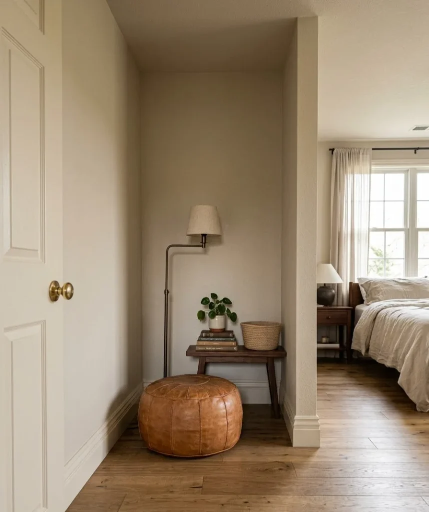 Use the space behind the door