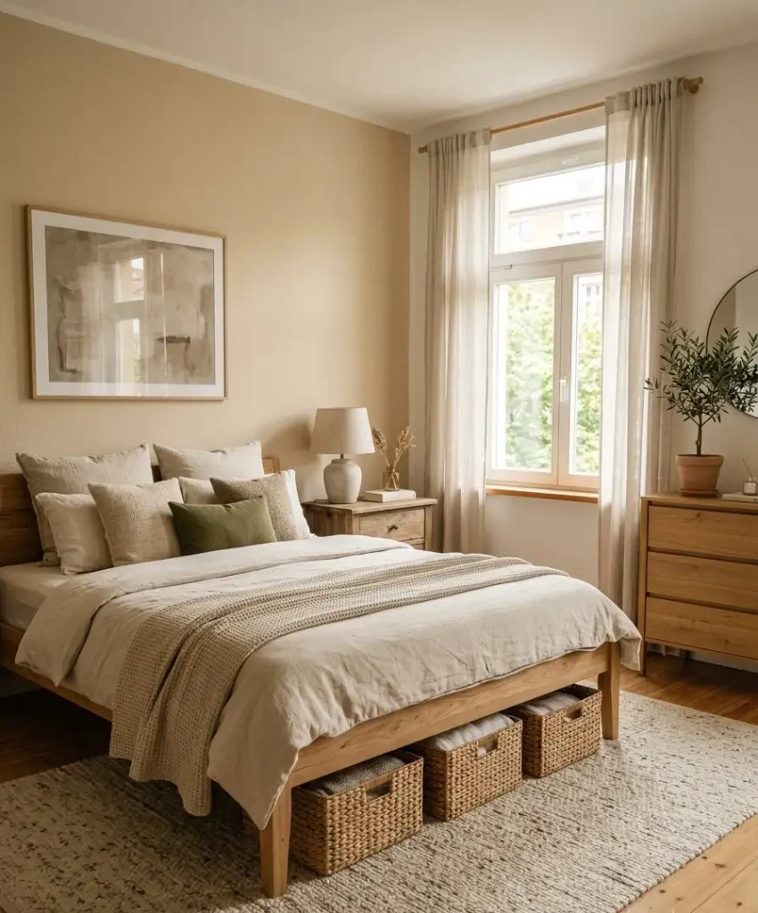 Use under-bed storage bins