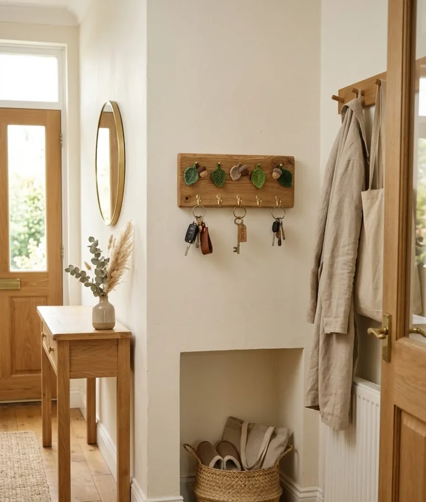 Wall-mounted key