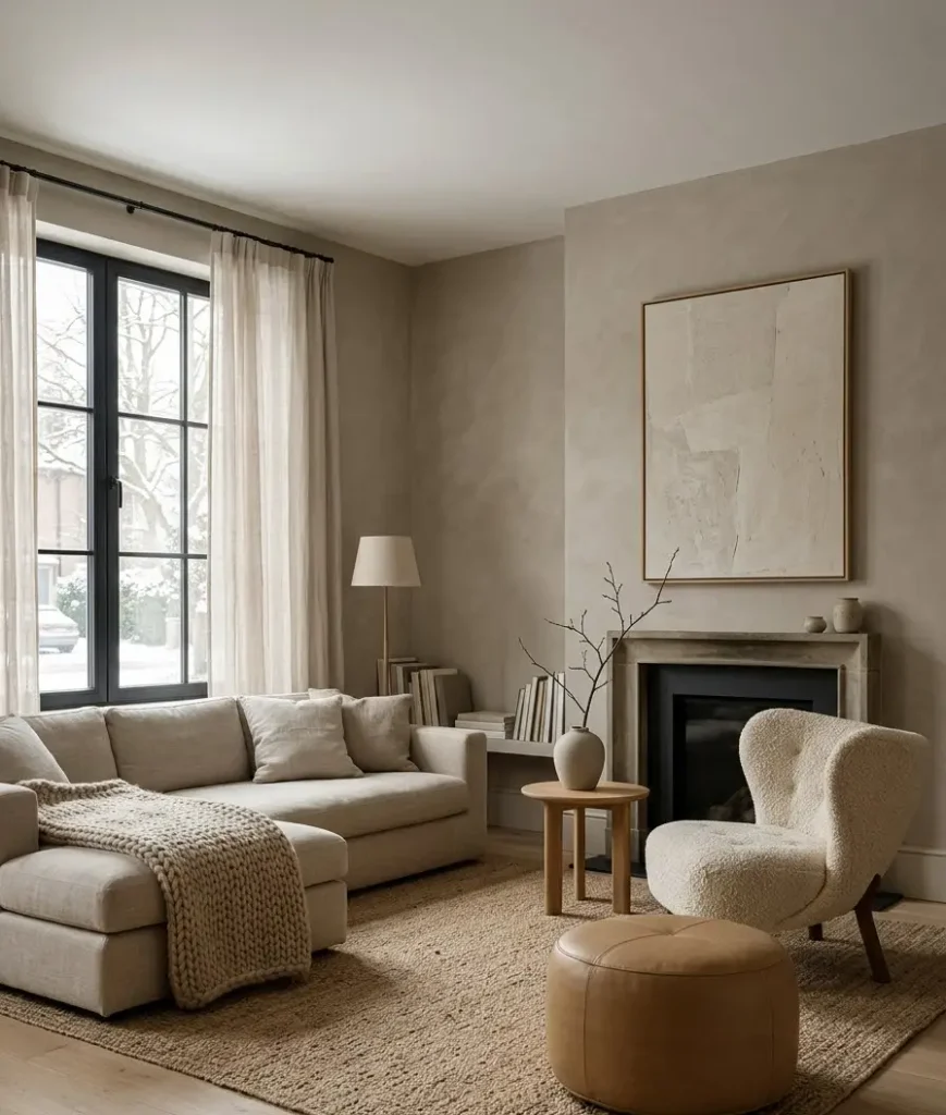 Warm neutrals