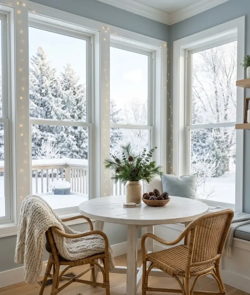 Winter decor after the holidays