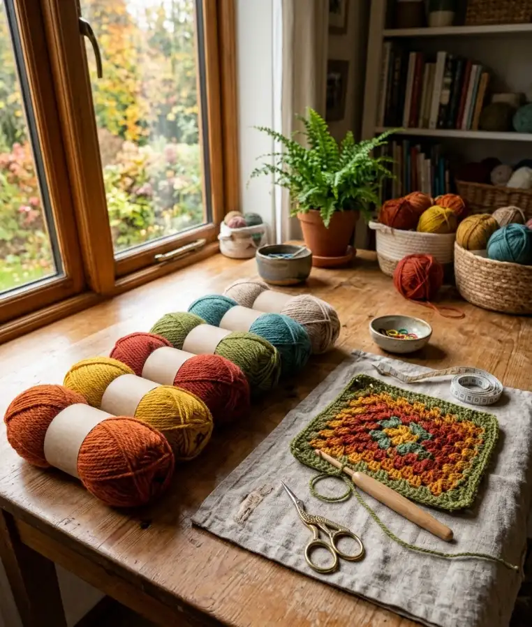 Worsted weight yarn