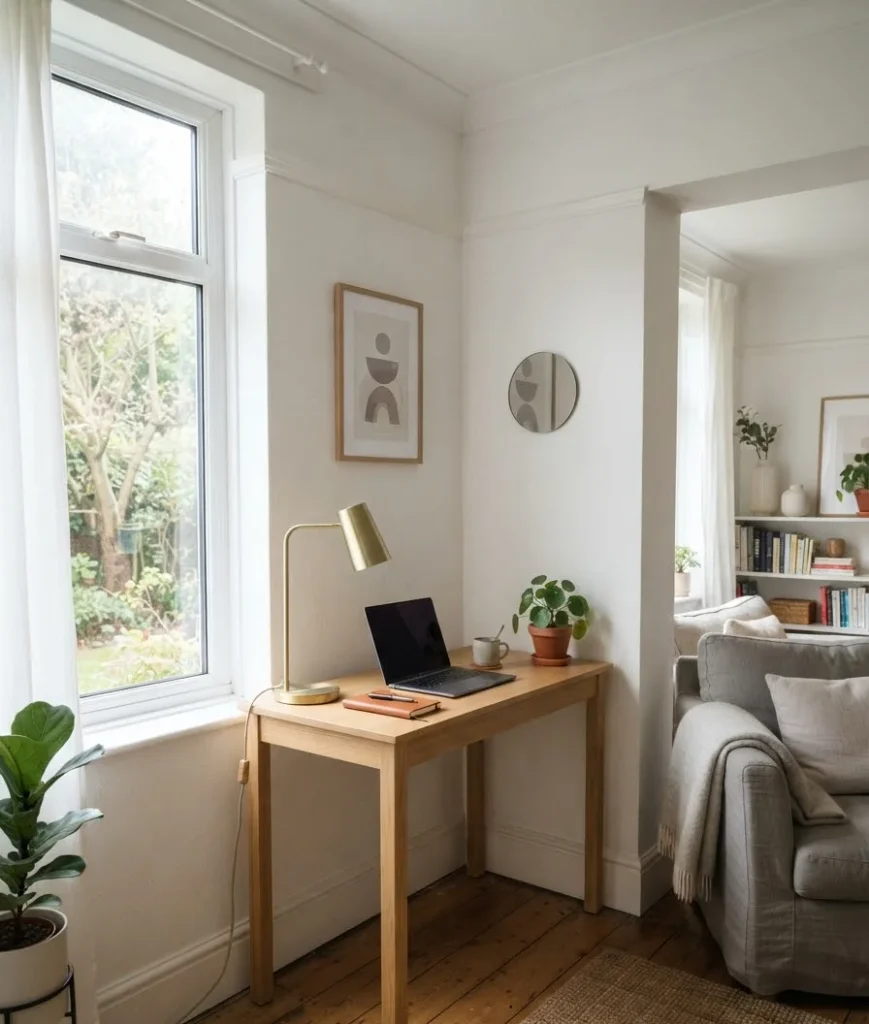 arve out a small work corner