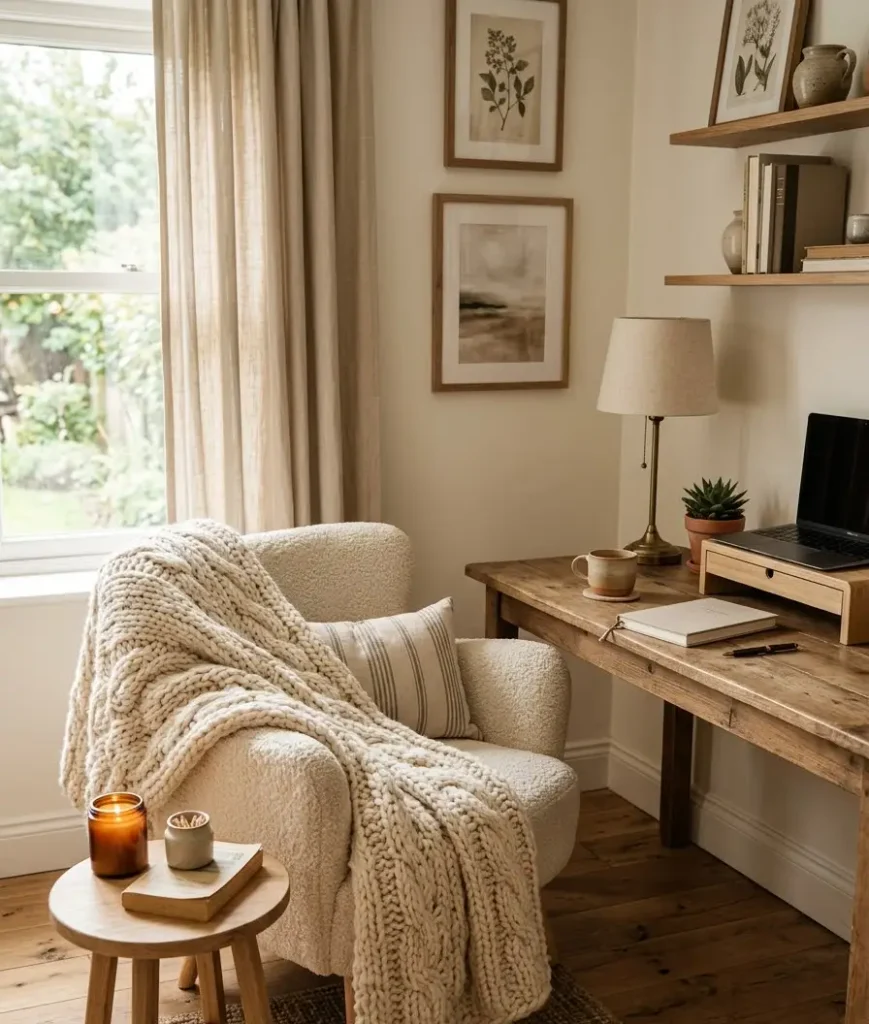 chunky throw blanket that actually fits your chair