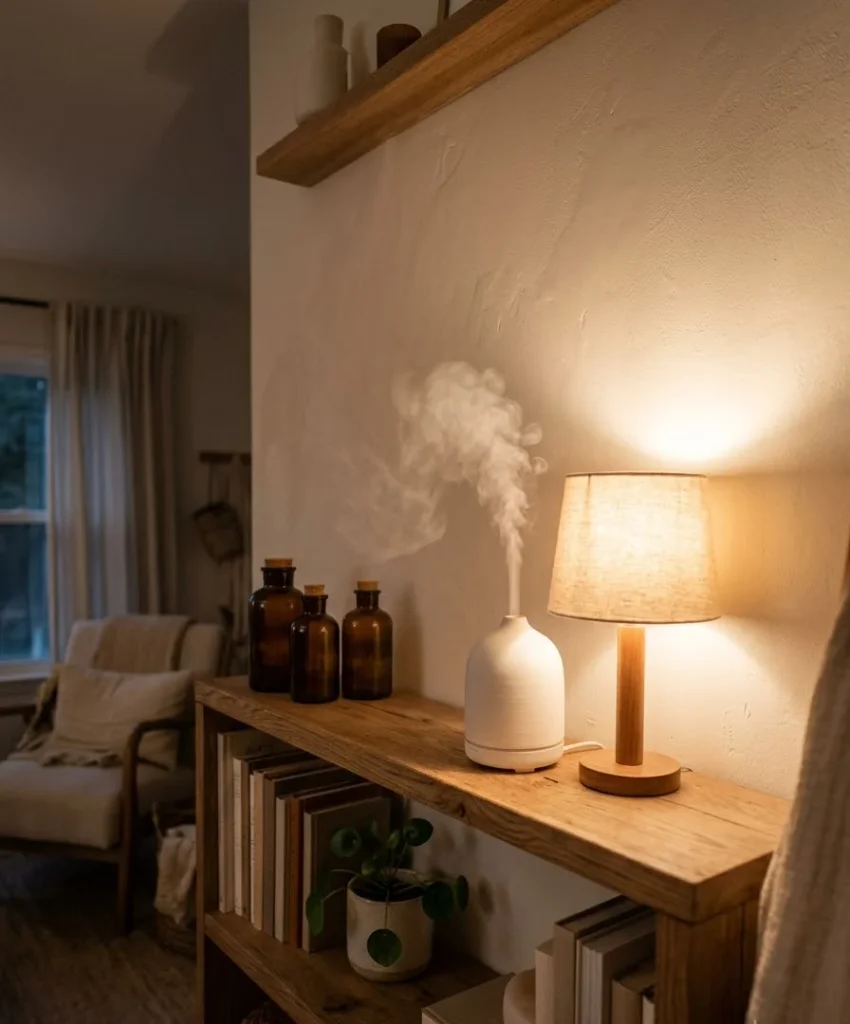 diffuser with cedarwood or clove oils