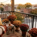 fall balcony