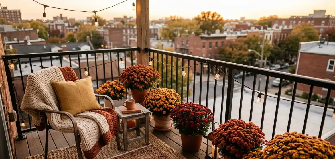 fall balcony