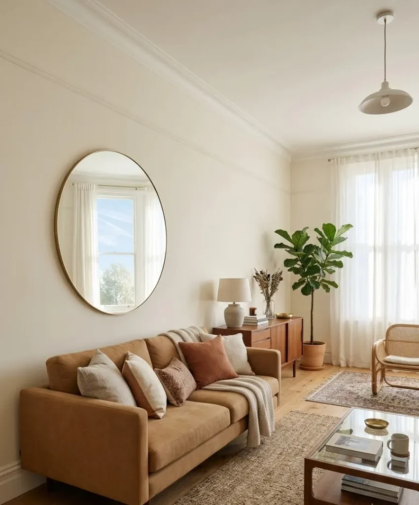  large round mirror