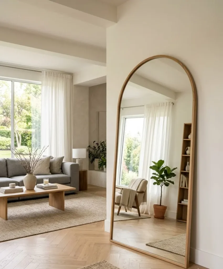  leaning mirror