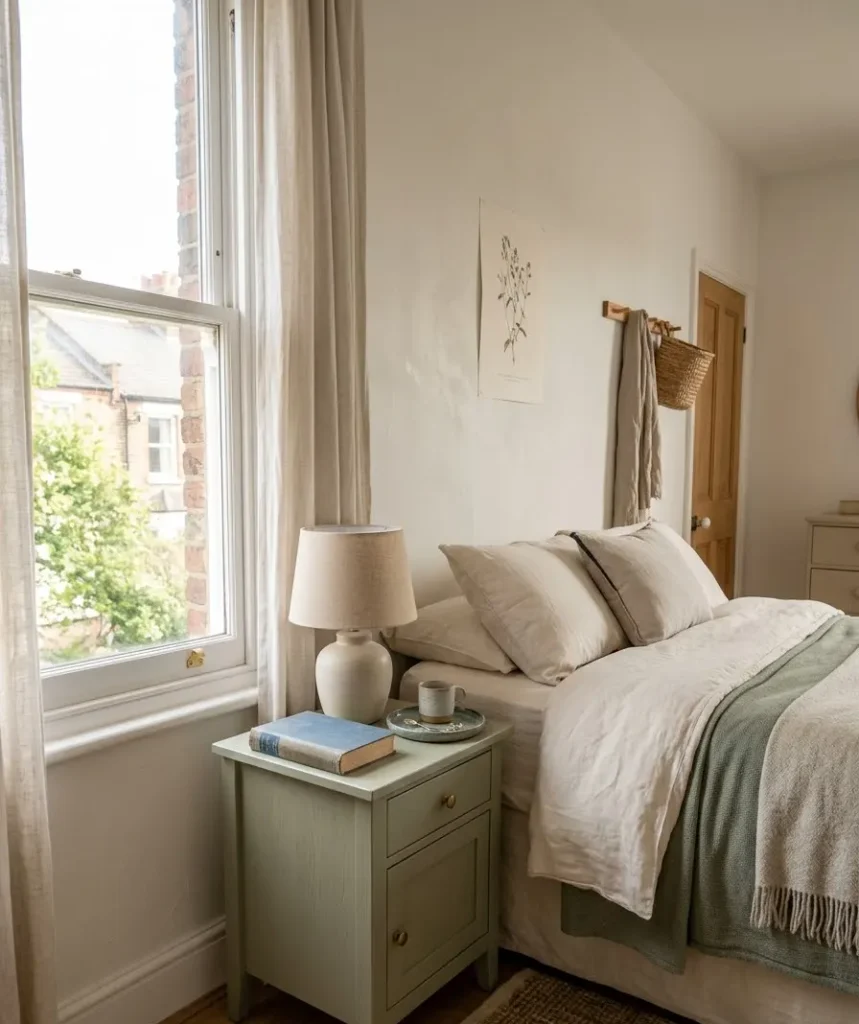 nightstand with a drawer