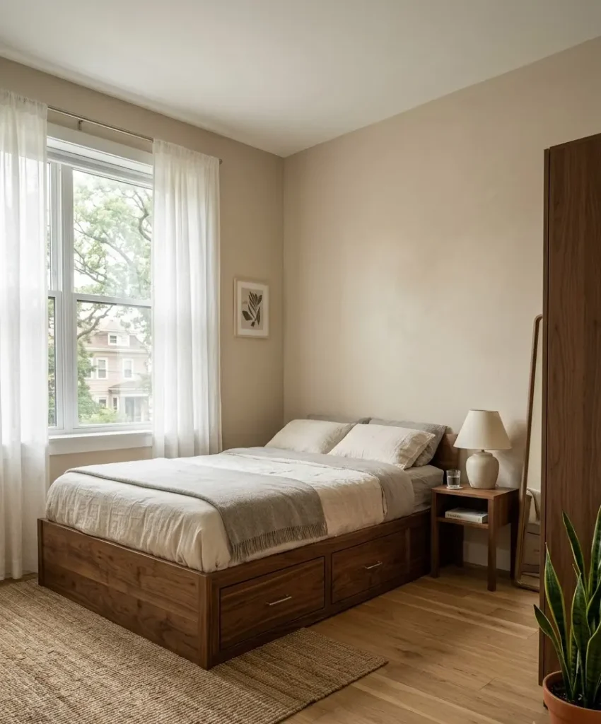 o for a platform bed with a l