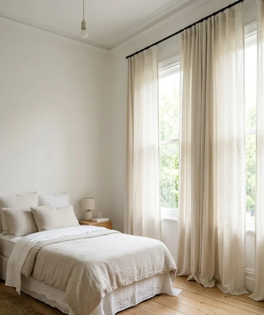 wap your curtains for floor-length panels