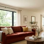 29 Red Couches Living