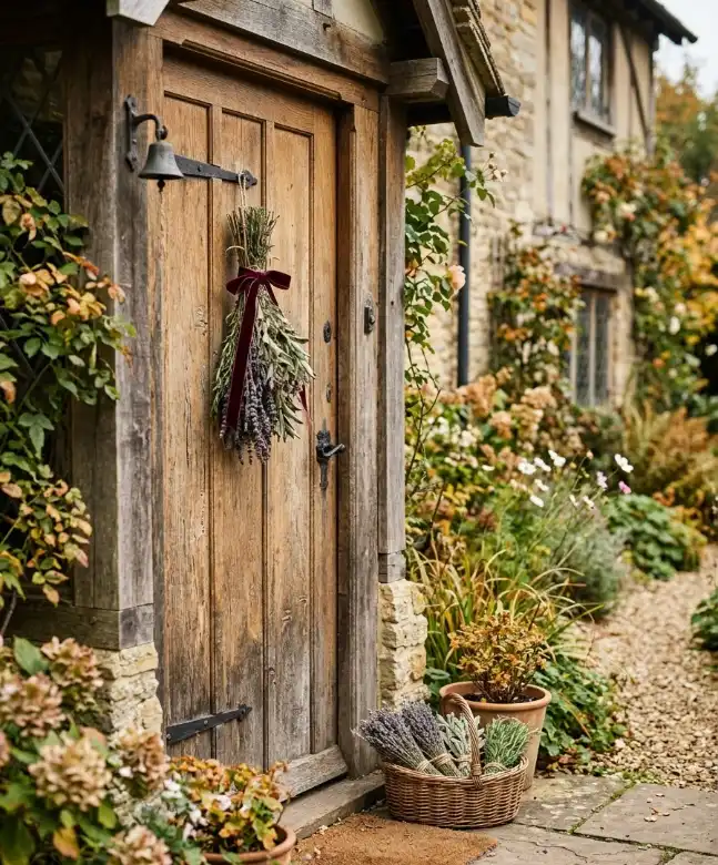 . A dried flower and herb bundle