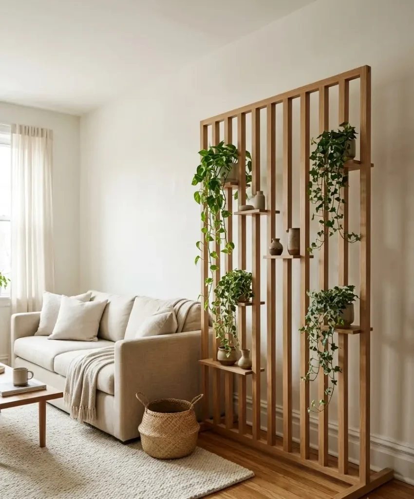 A freestanding frame