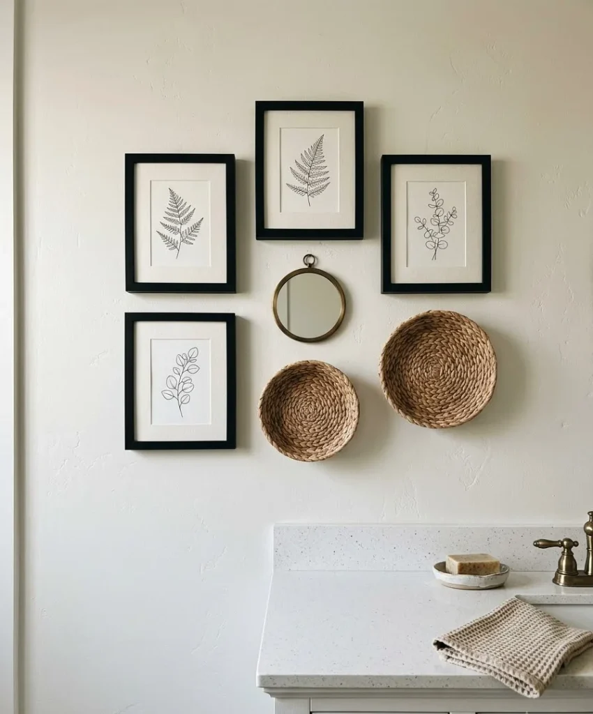 A gallery wall in miniature