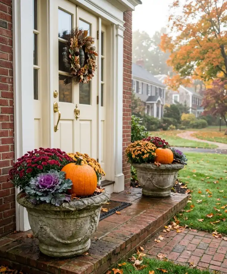 A pumpkin planter swap